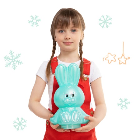 Зайчик (бирюзовый) 450г Люкс ППЗ-03л