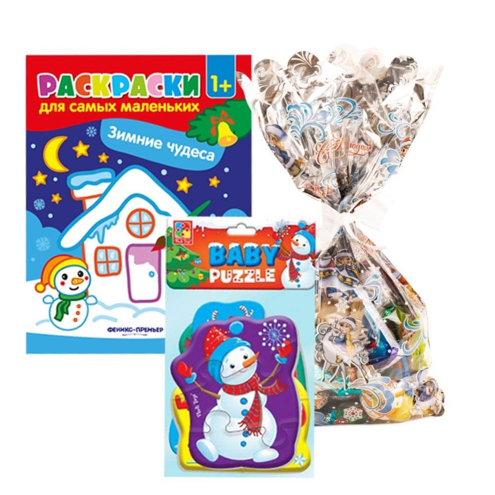 Набор №12 (книжка-раскраска+пазл) НТ-12